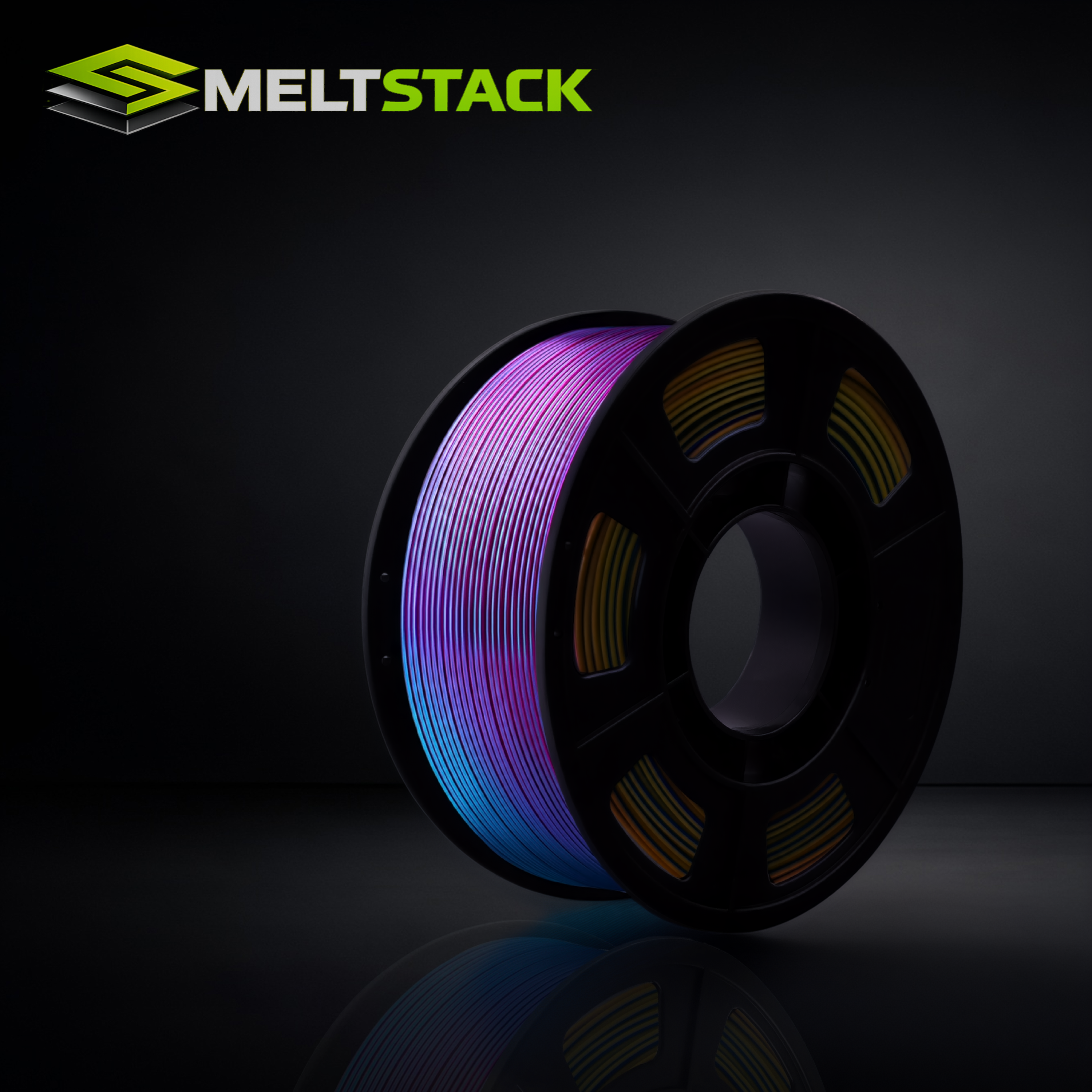 MeltStack Multi-Colour Silk PLA – Stunning Colour Shift Prints
